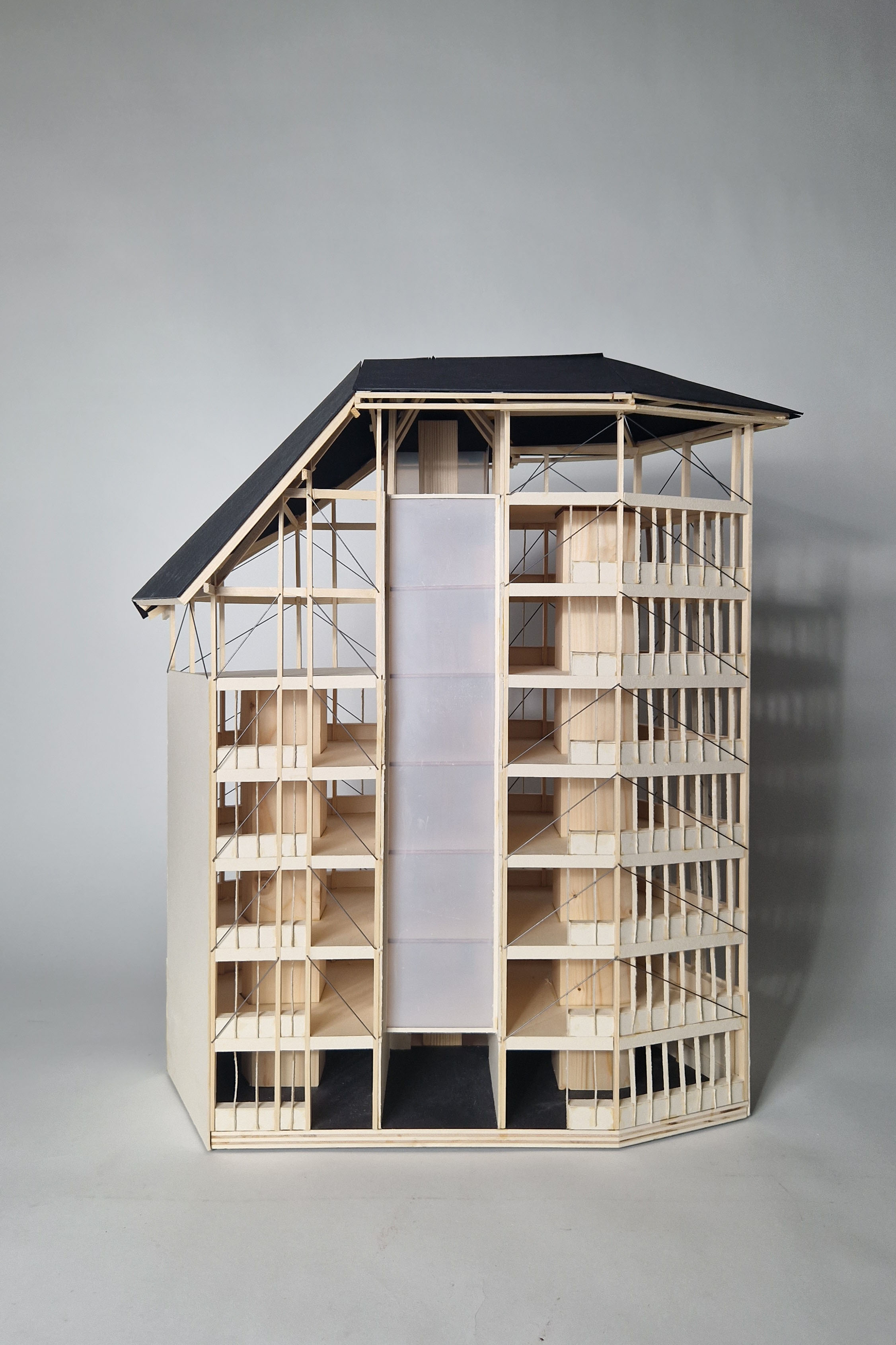 Architectural study model for Project 2
