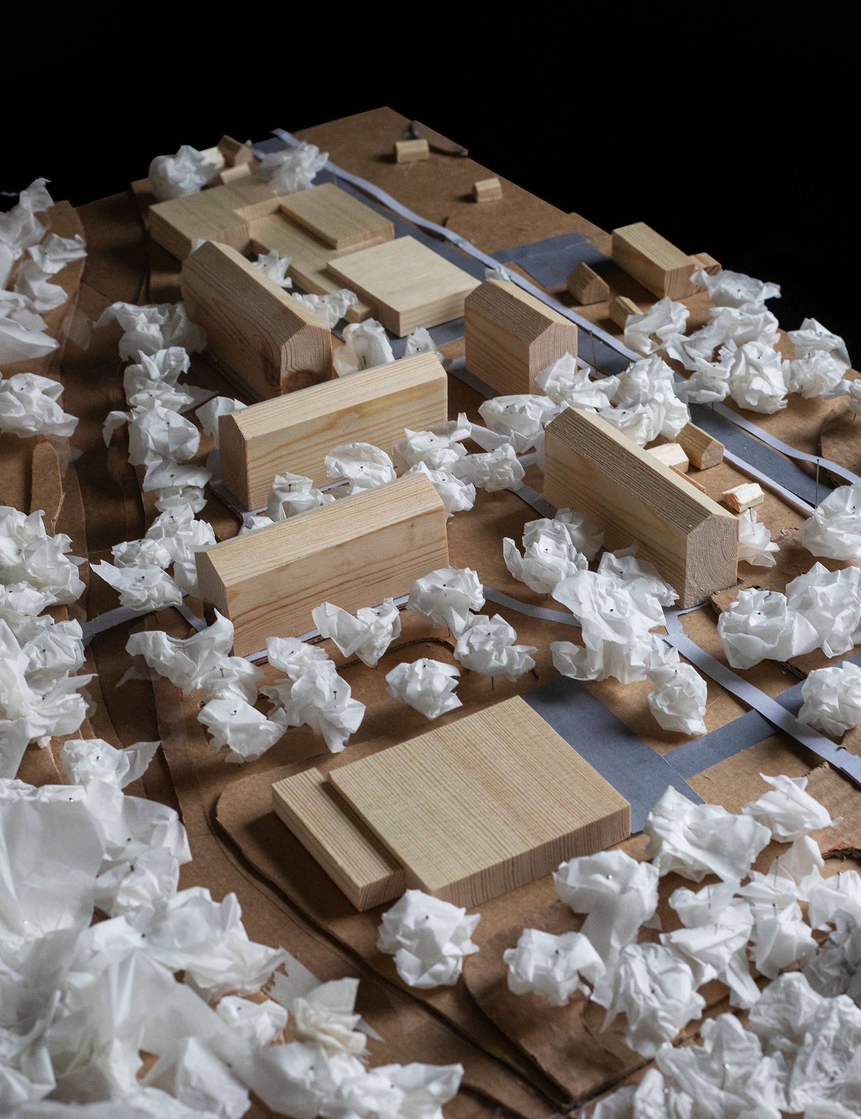 Architectural study model for Project 3